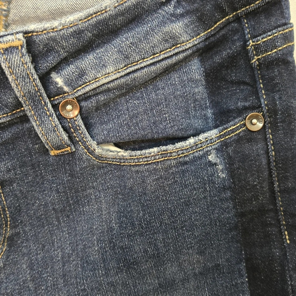 PAIGE Dark Blue Ankle & Cropped Jeans - Picture 6 of 15